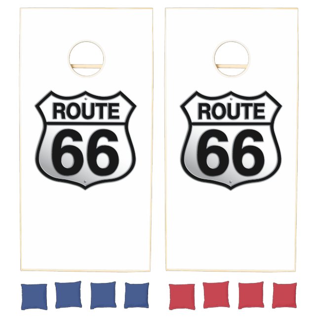 Route 66 Cornhole game. Set (Set)
