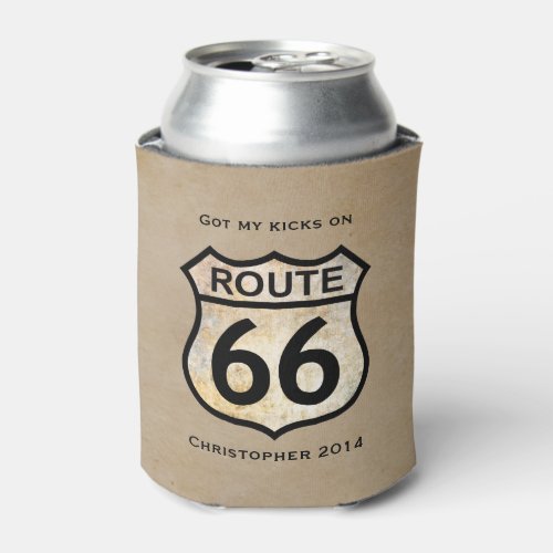 Route 66 customizable can cooler