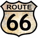 Route 66 cutout<br><div class="desc">Many more items with this design available at www.zazzle.com/aura2000/route66</div>