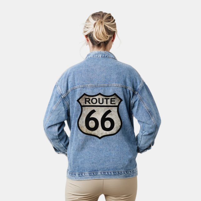 Route 66 denim jacket (Model)
