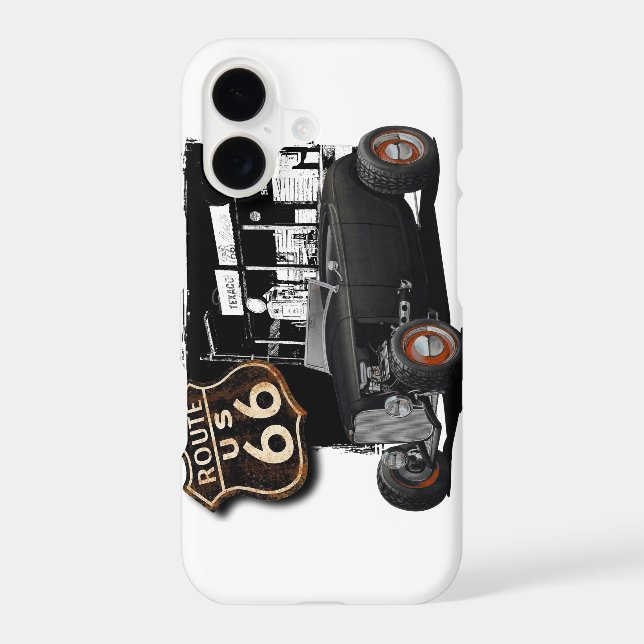 Route 66 Deuce Iphone Case (Back)