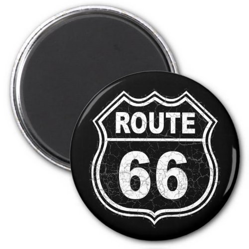 Route 66 Distressed Magnet