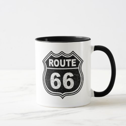 Route 66 Distressed Mug