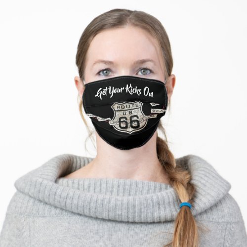 Route 66 face mask