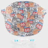 Route 66 face shield (Front w/Glasses)