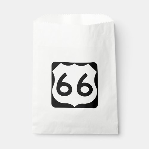 Route 66 favor bag