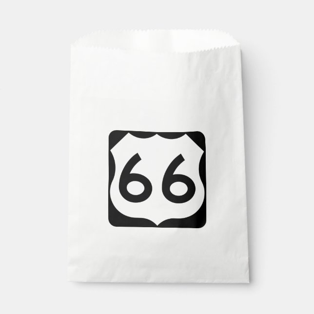 Route 66 favor bag (Front)
