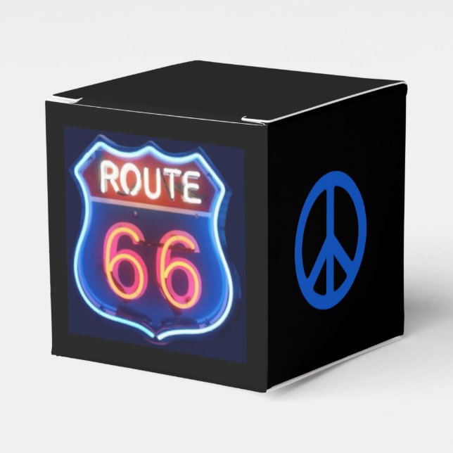 Route 66 favor boxes (Front Side)