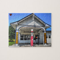 Route 66 Filling Station Jigsaw Puzzle