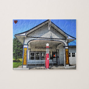 Route 66 Filling Station Jigsaw Puzzle