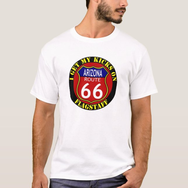 ROUTE 66 FLAGSTAFF ARIZONA T-SHIRT (Front)