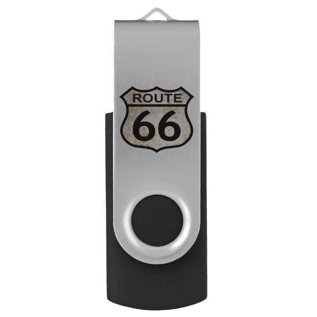 Route 66 flash drive (Back (Vertical))
