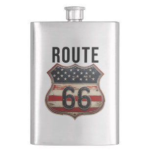Route 66 flask