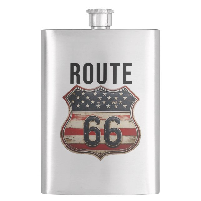 Route 66  flask (Front)