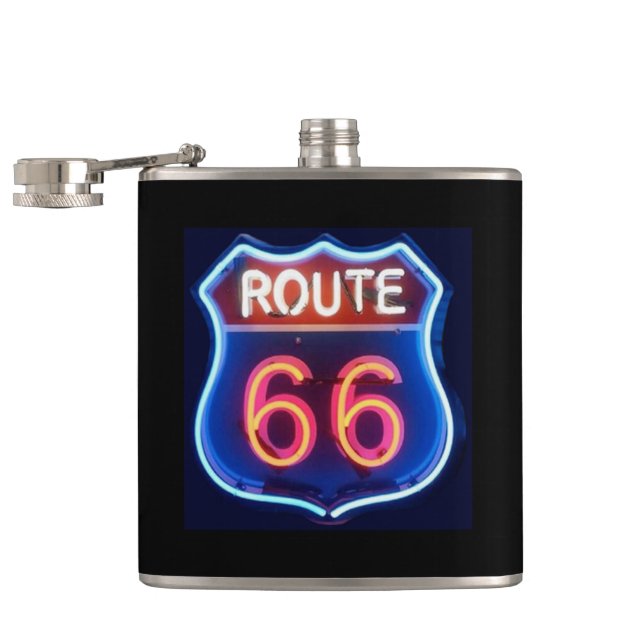 Route 66 flask (Opened)