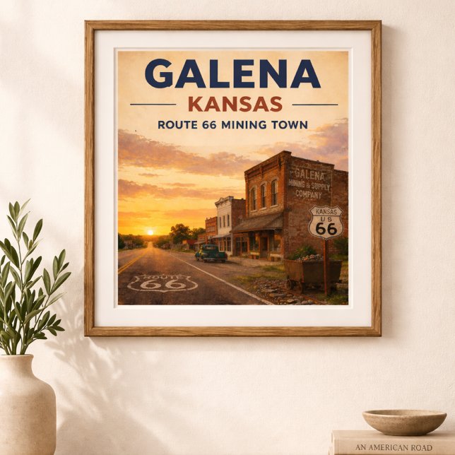 Route 66 Galena Mining Town Heritage Poster (Creator Uploaded)