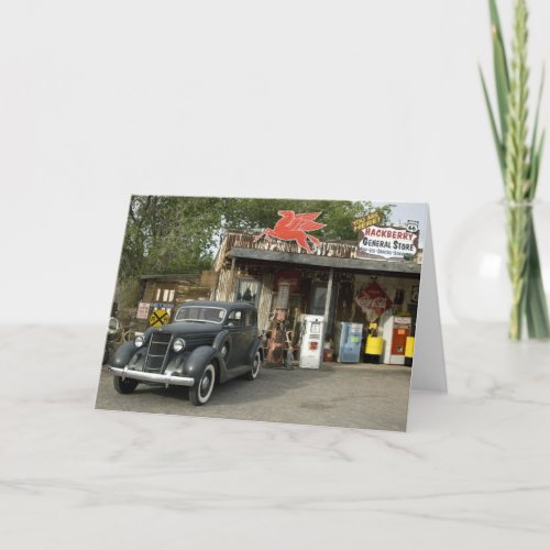 Route 66 General Store  Gas Station Card