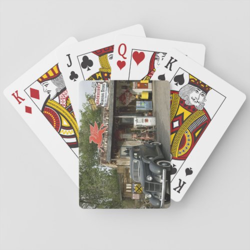 Route 66 General Store  Gas Station Playing Cards
