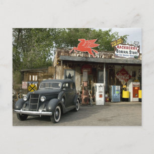 Route 66 General Store & Gas Station Postcard