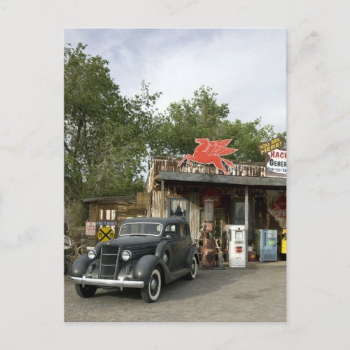 Route 66 General Store  Gas Station Postcard