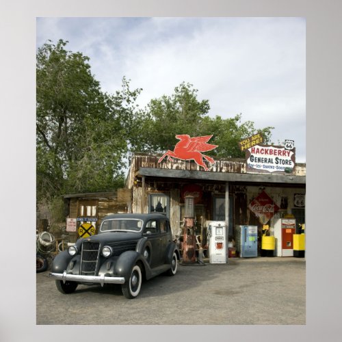 Route 66 General Store  Gas Station Poster