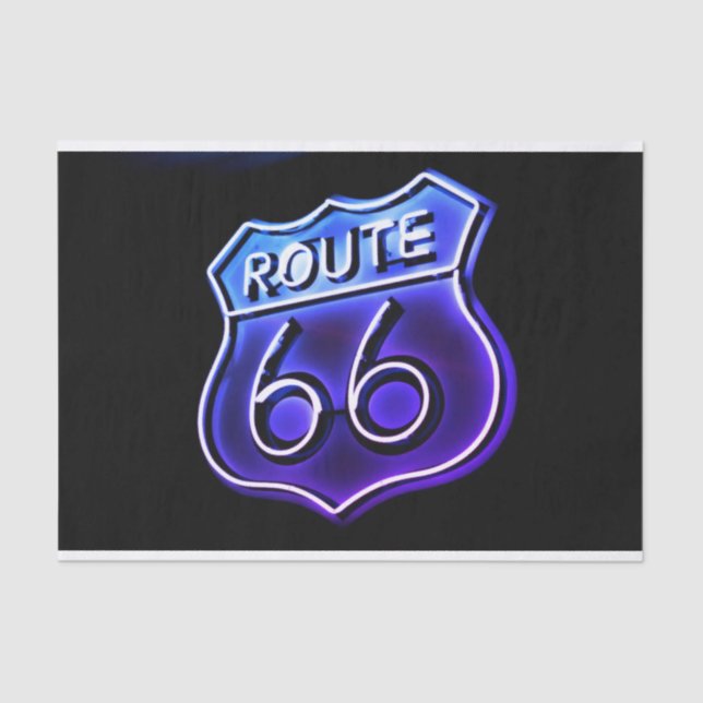 Route 66 Gift Tissue Paper (Front)