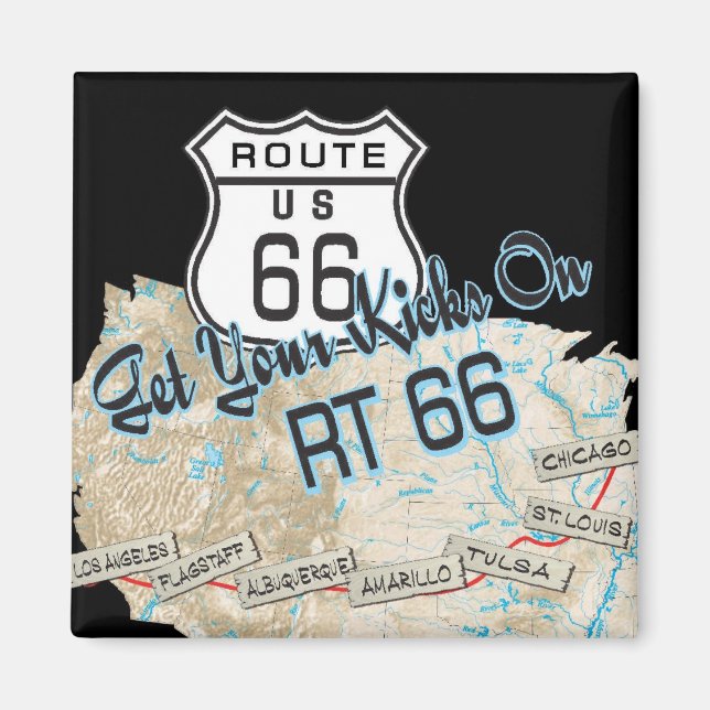 route 66 gifts magnet (Front)