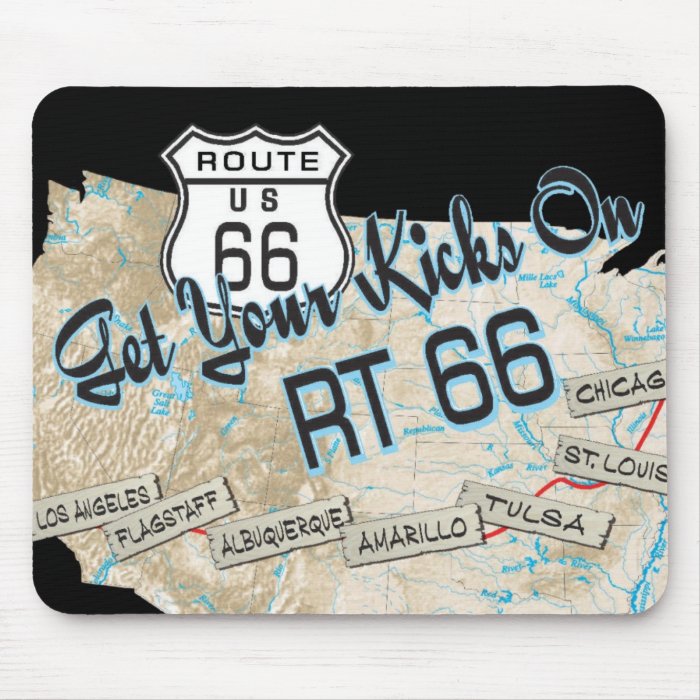 route 66 gifts mouse pads