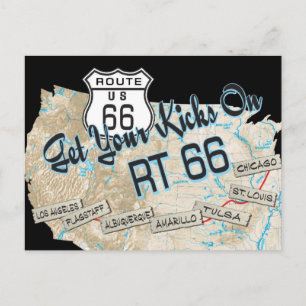 route 66 gifts postcard