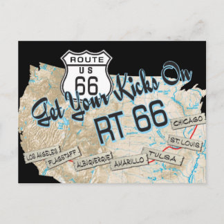 route 66 gifts postcard