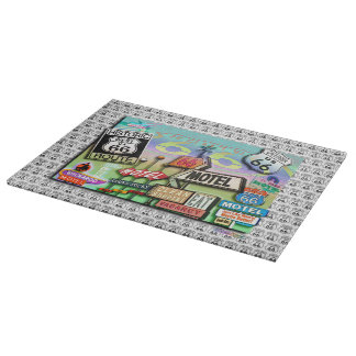 Route 66 GLASS CUTTING BOARDS
