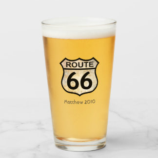 Route 66 Glass w/out your name, date or other text