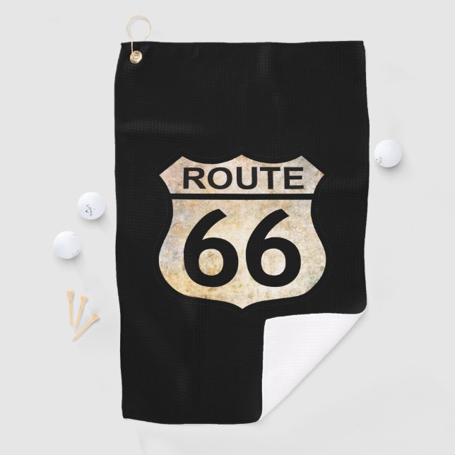 Route 66 golf towel (InSitu)