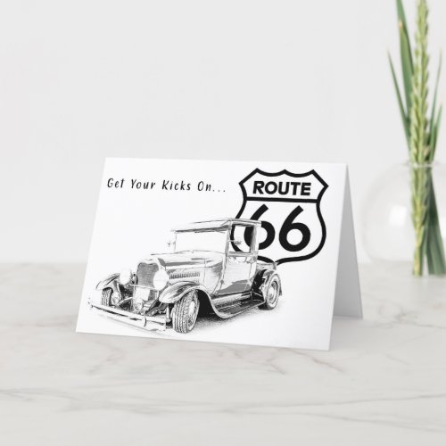 Route 66 Greeting Card