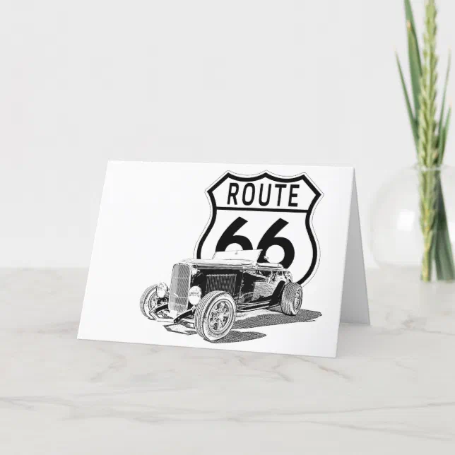 Route 66 Greeting Card | Zazzle