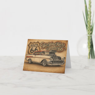 Route 66 Greeting Card
