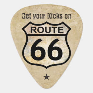 Route 66 Guitar Pick