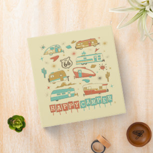 Route 66 Happy Camper 3 Ring Binder