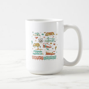 Route 66 Happy Camper Coffee Mug