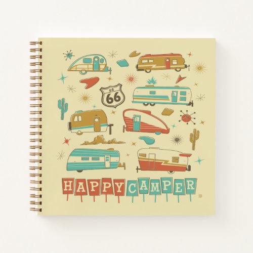 Route 66 Happy Camper Notebook