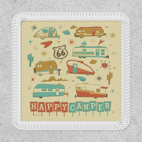 Route 66 Happy Camper Patch