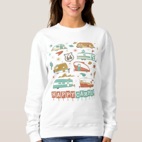 Route 66 Happy Camper Sweatshirt