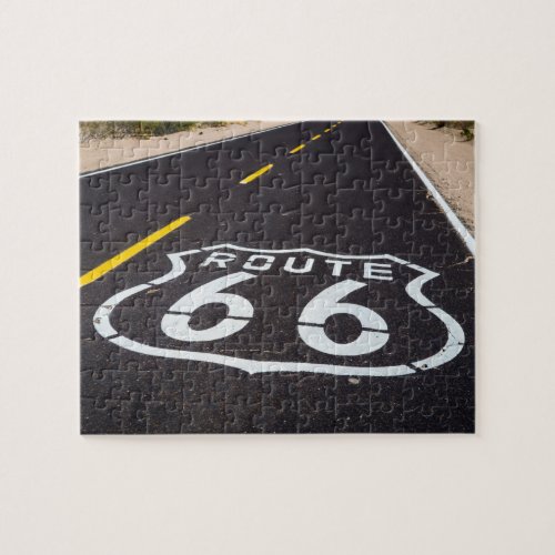 Route 66 highway marker Arizona Jigsaw Puzzle