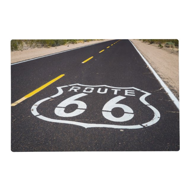Route 66 highway marker, Arizona Placemat (Front)