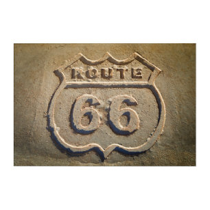 Route 66 historic sign, Arizona Acrylic Print