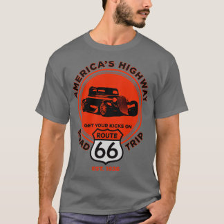 Route 66 Hot Rod T-Shirt