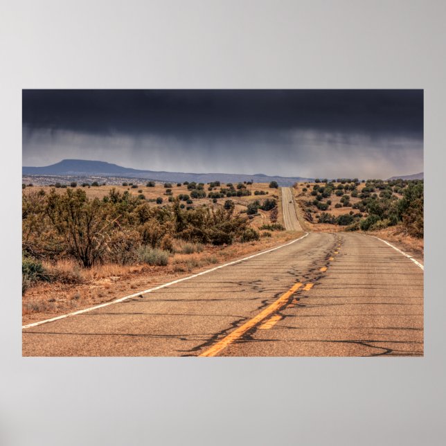 Route 66 in the Desert Poster (Front)