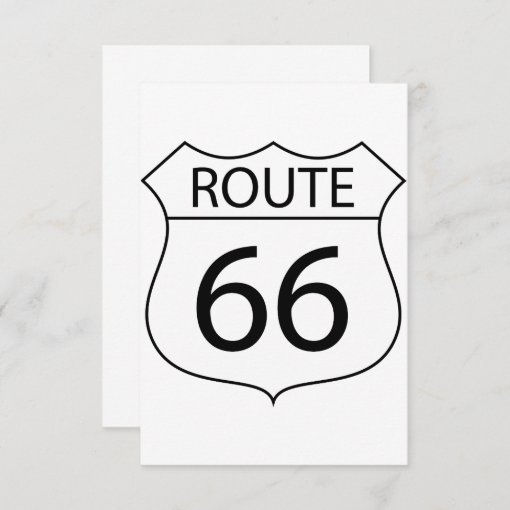 Route 66 Invitations 