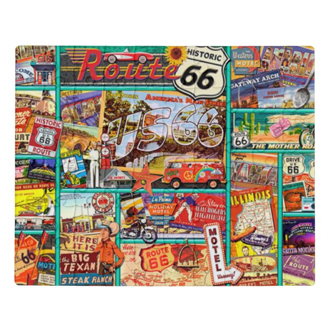 Route 66 jigsaw puzzle (Puzzle Horizontal)