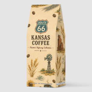 Route 66 Kansas Prairie Sunrise Drive Roasted Coffee